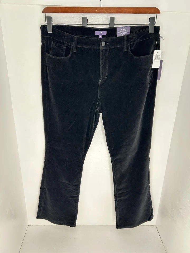 NYDJ NWT Velvet Modern Boot Pants Size 24W Black Slimming Fit Office 40x33 - Image 2 of 4