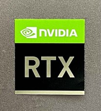 1 pcs original Sticker for Nvidia RTX Case Badge Label Logo 17mm x 18mm