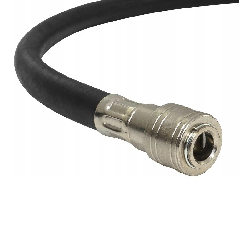 Tubo Gomma Aria Compressa Professionale Con Raccordi Attacco Rapido Universale - Immagine 4 di 4