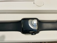 Apple MTF32LLA Watch Series 3 GPS 42mm Space Gray Aluminum With Black Bands