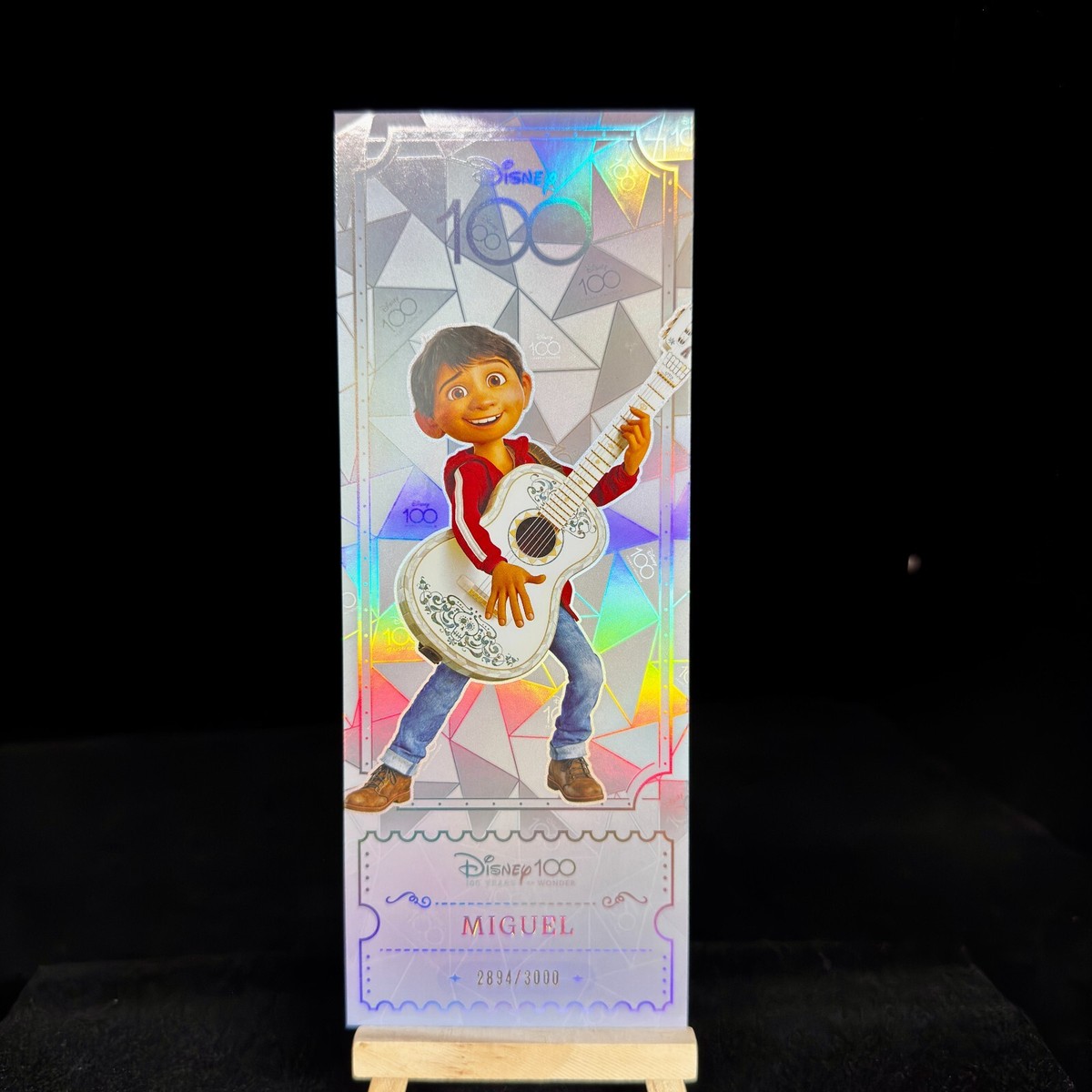 2023 KAKAWOW DISNEY 100 MIGUEL TICKET Jumbo Card Laser 2894