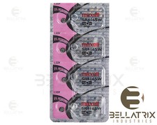 4 PCS MAXELL 337 WATCH BATTERIES 1.55 VOLT SR416SW SR416W MADE IN JAPAN