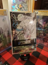 🔥Signed and Remarked Sajad Shah Teenage Mutant Ninja Turtles Sketchbook🔥