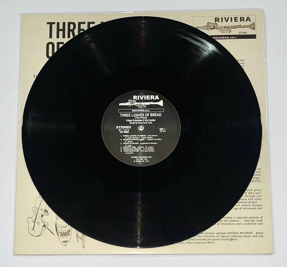 Felipe Dulzaides And His Combo - 3 Loaves Of Bread (tres Panes) - Montuno RE - Image 3 of 4