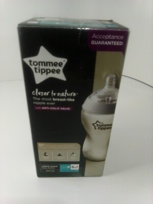 Tommy Tippee Baby Bottle To Prevent Colic In Babies 6+ Months New In Box