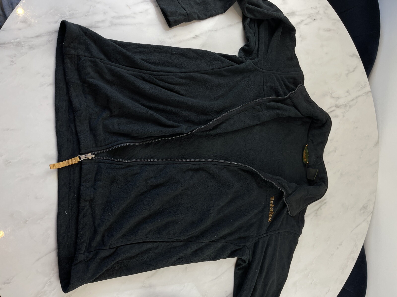 Timberland Women's Black Full Zip Up Fleece Size S/P image 5