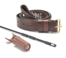 WW2 Japanese Arisaka Type 38 Leather Sling Cleaning Rod and Muzzle Cover
