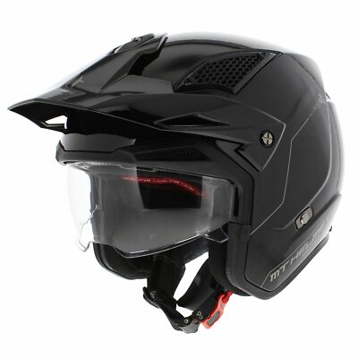 MT District S SV helmet gloss black