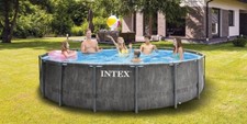 PISCINA FUORITERRA ROTONDA INTEX 26744NP GREYWOOD METAL FRAME 26744NP 549 x 122 