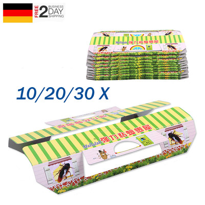 10~30X Klebefallen für Insekten Schaben Kakerlaken Heimchen mit Lockstoff Falle