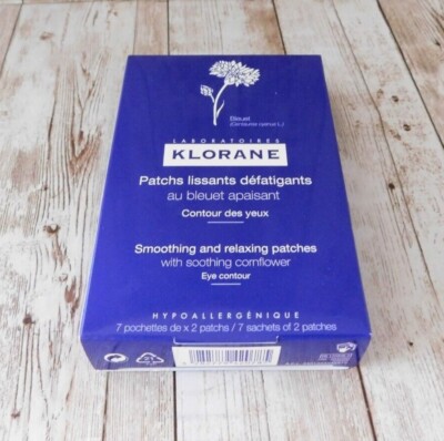 Klorane Laboratories Eye Contour Smoothing Relaxing 7 Sachets of 2 Patches