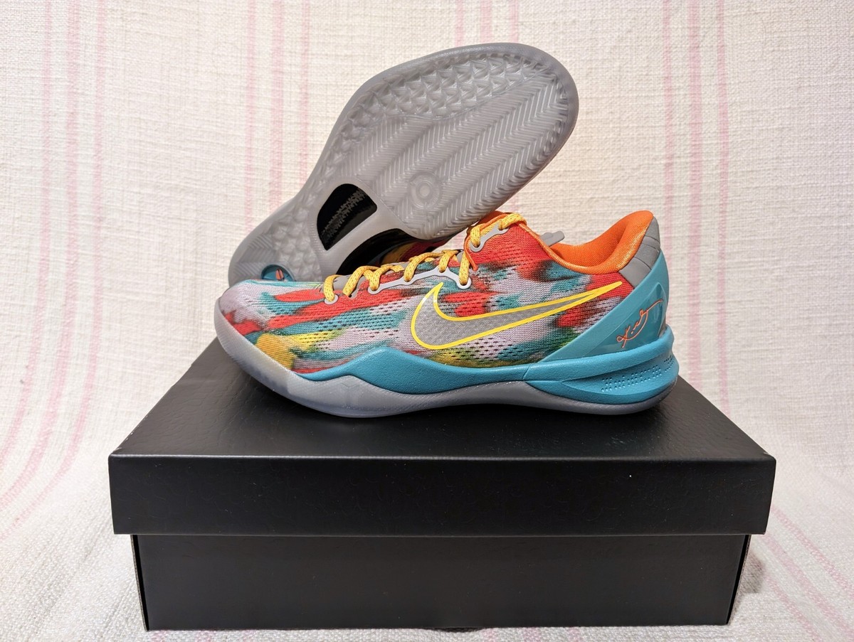 Nike Kobe 8 Protro Retro Venice Beach Grey Silver Multi FQ3548-001