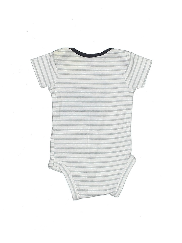 Gerber Boys Gray Short Sleeve Bodysuit 03 Months eBay