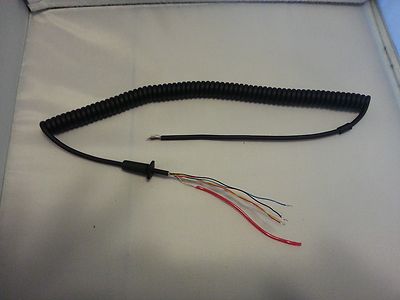 Workman MIL10 Mikrofonkabel – 6-drähtig, 3 M Spiralkabel, Für CB-/Ham-Funk, Kompatibel Mit Astatic Mikrofonen