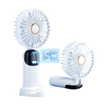 Portable mini folding handheld fan air cooler USB rechangeble