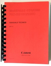 Lotto manuali tecnici originali fax Canon B-xxxx vintage