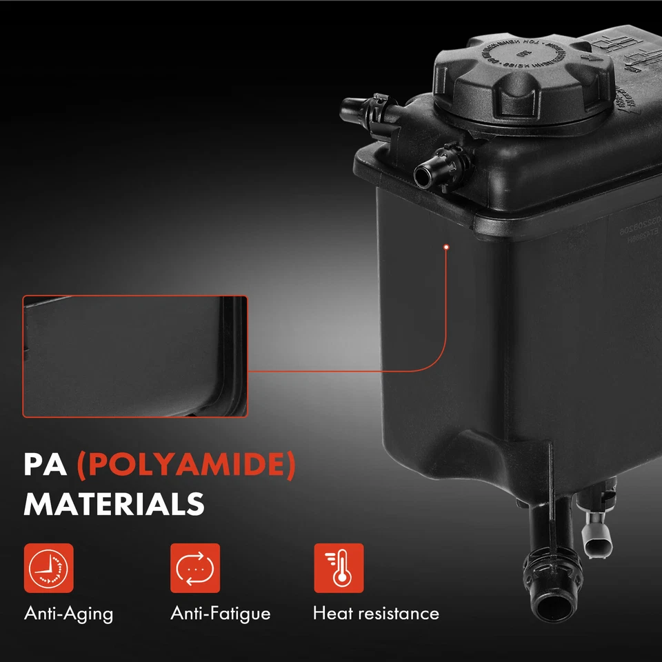 Coolant Expansion Tank w/ Cap & Sensor for BMW 5/6-Series E60 E61 E63 E64 03-10 - image 3 of 4