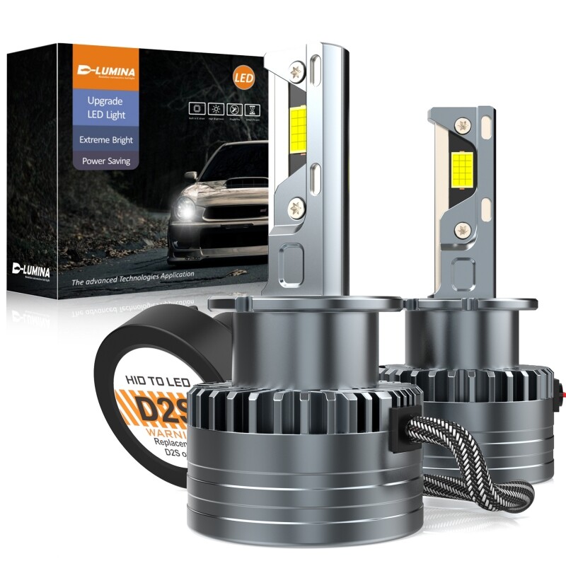 D-Lumina D4S LED Xenon Upgrade Bulbs, 20000LM 120W 6500K White CANBUS LED Kit