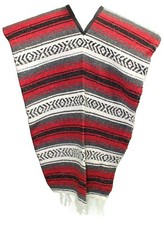 PREMIUM Mexican Poncho Traditional Style - Red
