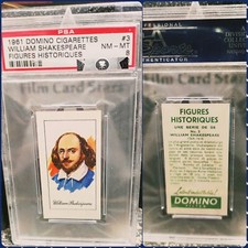 1961 Domino Figures Historiques #6 Thomas Edison PSA 9 Mint 🔥