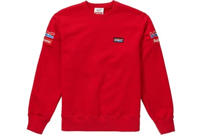 Supreme Honda Fox Racing Crewneck Red Large FW19 BRAND NEW - SHIPS 