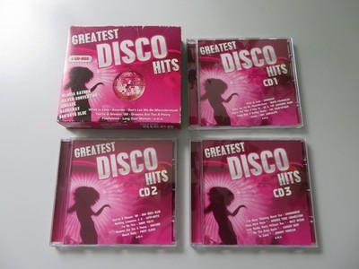 GREATEST DISCO HITS 3 CD Box Anita Ward, Sylvetser, Divine, Haddaway, Santa E.