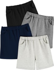 Baby Boy Shorts 4Pack Toddler Casual Pull On Short Boys Breathable Summer Lou...