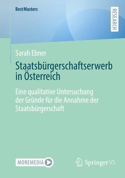 Sarah Ebner | StaatsbüRgerschaftserwerb In ÖSterreich | Taschenbuch | Deutsch-image