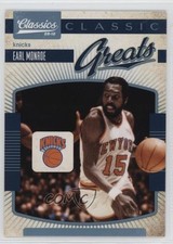 2009-10 Panini Classics Classic Greats Platinum 6/25 Earl Monroe #7 HOF 02v3