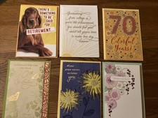 Lot Of 6 NEW Hallmark Discontinued Cards
