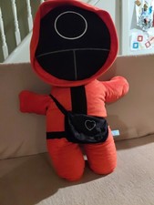 Squid Game Giant Plush Soft Toy ,Red Soldier /Masked Guard 80cm 