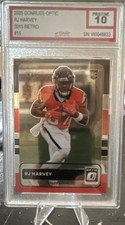 Panini - 2025 Donruss Optic RJ Harvey 2015 Retro #15 Rookie Broncos IGC 10