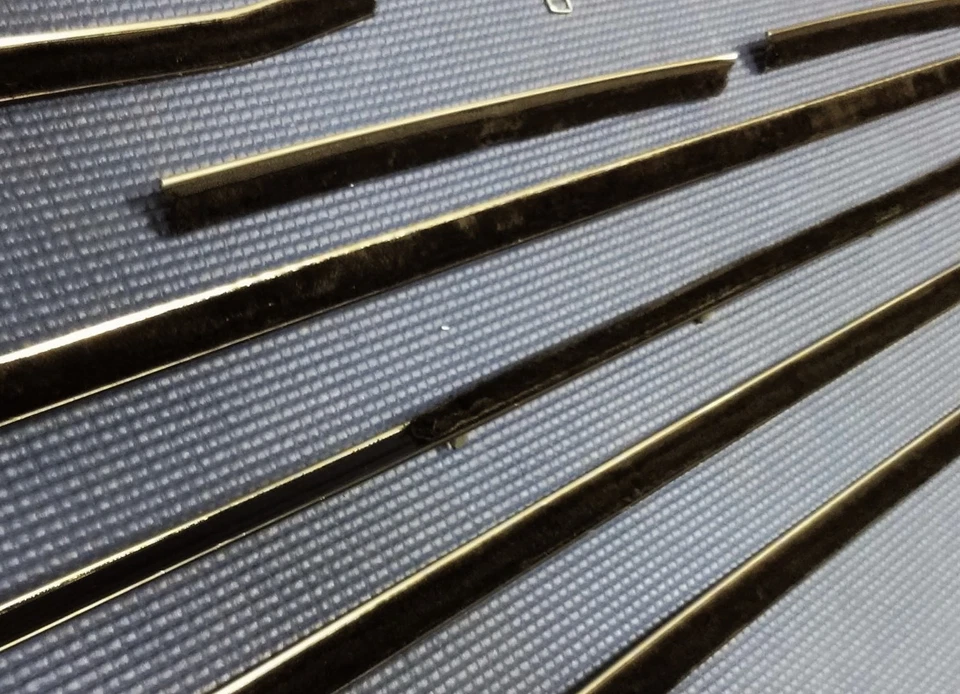 1961-1963 FORD THUNDERBIRD TBIRD HARDTP PORTA JANELA FELTRO FUZZIES KIT DE VEDAÇÃO DE BORRACHA - Imagem 2 de 4