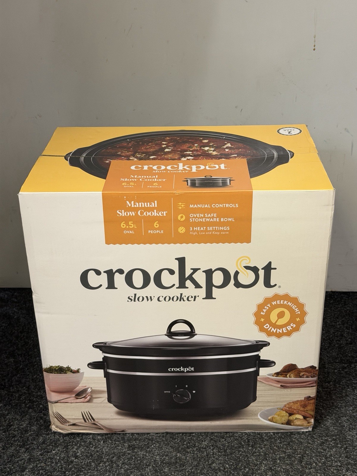 Crock-Pot SCV655B 6.5L Slow Cooker – Black
