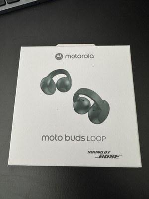 Motorola Moto Buds Loop Trekking Green - Sound by Bose - Neu und Versiegelt