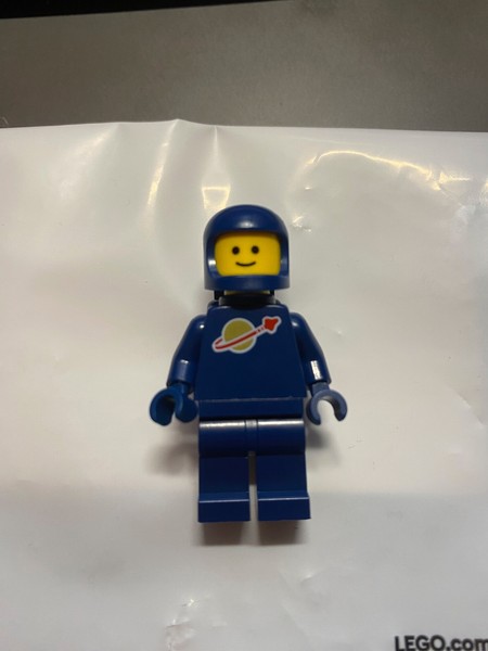 Lego Classic Space Man Minifigur Astronaut Dunkelblau Dark Blue Neu Originalteil-image