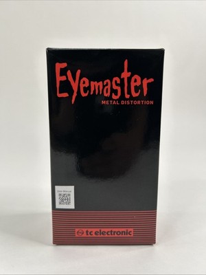 TC Electronic Eyemaster Metal Distortion Guitar Effects Pedal True Bypass Spec