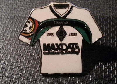 Fussball Pin VFL BORUSSIA MÖNCHENGLADBACH TRIKOT   2001/2002 Home Maxdata