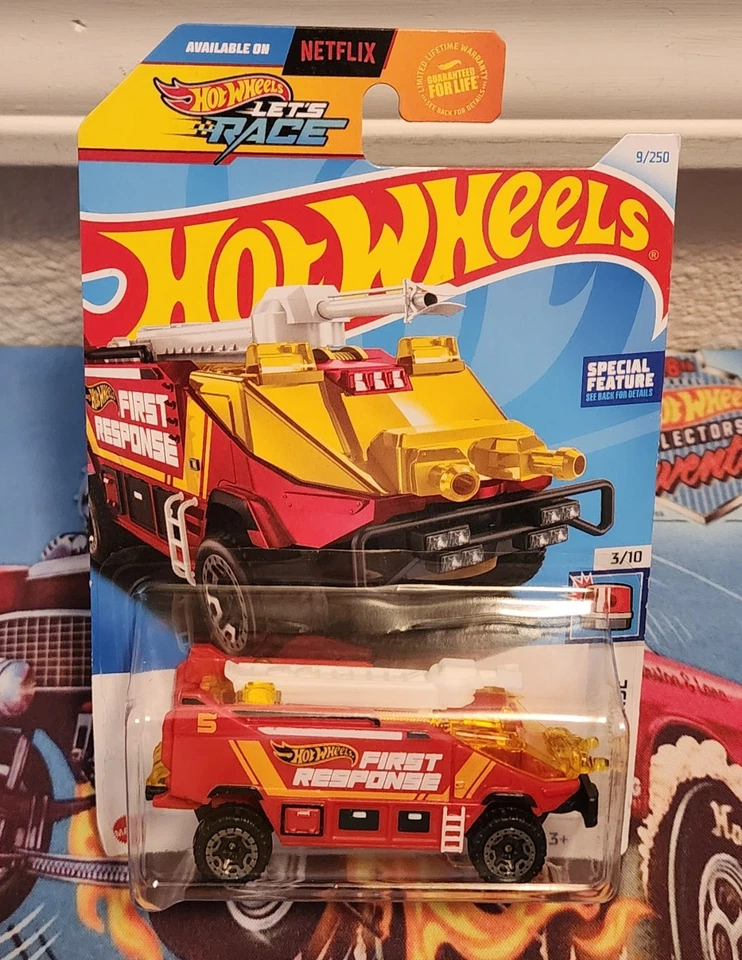 🔥Mattel Hot Wheels Let's Race Runway RES-Q 9/250 Diecast🔥 - Image 2 of 3