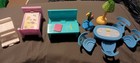 Peppa Pig House Furniture Lot Table Chairs Bed Oven Desk Lamp Parrot Polly Figur — photo 1