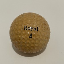 Vintage Uniroyal Royal Plus 4 Made in USA Golf Ball Round Dimples