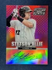 2013 Panini Prizm Draft Red Stetson Allie Autograph Pirates /100