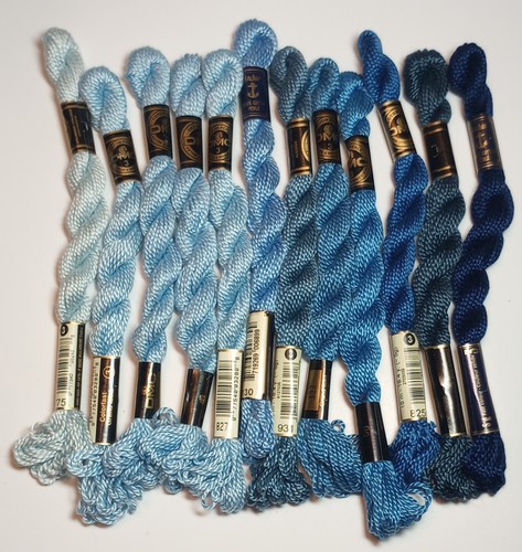 51 Skeins DMC Anchor Size 3 Pearl Embroidery Needlepoint Thread Perle Cotton Lot - Picture 4 of 7