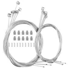 Hapleby 10Pcs Premium Bike Brake Cable, Professional Bicycle Brake Lin