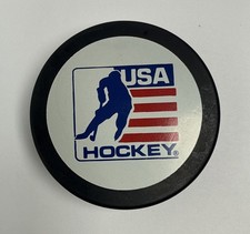 TEAM USA HOCKEY OFFICIAL PUCK INGLASCO PRO MO...