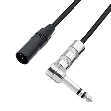 1/4 to XLR Cable 90 Degree Right Angle 6.35 Mm TRS Male Plug to XLR Male Plug Au