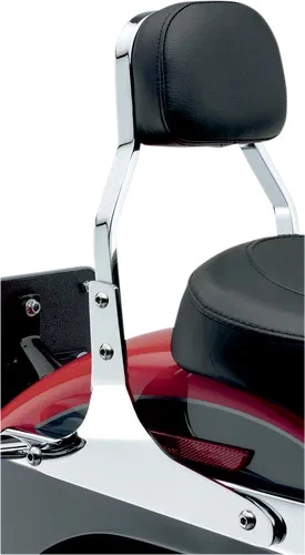 Cobra Chrome Mini Square Sissy Bar Kit for Harley Fat Boy 00-06 - Image 3 of 4