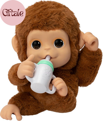 My Baby Monkey Mango, 50+ Sounds and Reactions, Plush Interactive