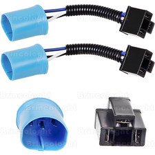 Pair 9007 To H4 Adapter Harness Wiring Sockets For Humer H2 Headlight 2003-2009 Pair 9007 To H4 Adapter Harness Wiring Sockets For Humer H2 Headlight 2003-2009