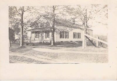 Morganville, New York,  Farmhouse,  Genesee Co, Real Photo Postcard RPPC